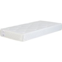 Akron Fabric Single Mattress In Ivory