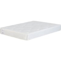 Akron Fabric King Size Mattress In Ivory