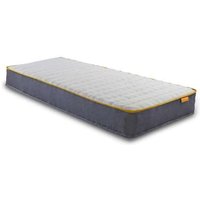 Beauport Fabric Single Mattress In White Blue