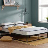 Amarillo Fabric Single Mattress In White