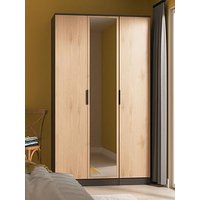 Swift Lane Tall 3 Door Mirrored Wardrobe