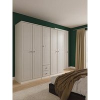 Swift Cambridge 5 Door 2 Drawer Wardrobe - Ready Assembled