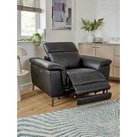 Very Home Lorenza Leather Power Recliner Armchair