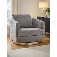 Very Home Devine Fabric Swivel Chair - Made To Order In The Uk