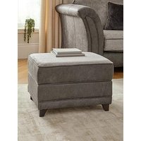 Very Home Regent Fabric Storage Footstool - Made To Order In The Uk