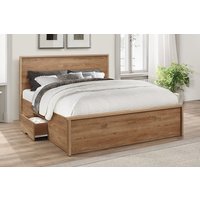 Birlea Stockwell Rustic Storage Bed, Double