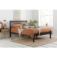 Birlea Nova Black Bed, Small Double