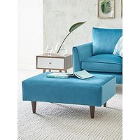 Very Home Pasha Fabric Footstool - Made To Order In The Uk