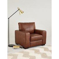 Very Home Hampshire Italian Leather Armchair - Fsc&Reg; Certified