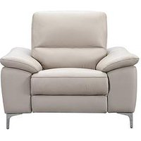 Very Home Pavilion Leather/Faux Leather Power Recliner Armchair