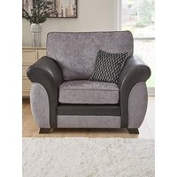 Very Home Narva Fabric/Faux Leather Armchair