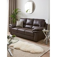 Very Home Leona 3 Seater Faux Leather Sofa - Fsc&Reg; Certified