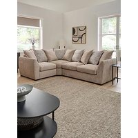 Very Home Havana Fabric Left Hand Double Arm Sofa - Fsc Certified