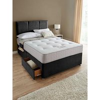 Very Home Sheridan Double Divan & Hb With 2 Drawers & Comfort Plus Mattress - Fsc&Reg; Certified