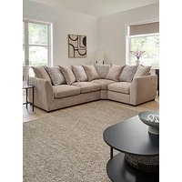 Very Home Havana Fabric Right Hand Double Arm Corner Group - Fsc Certified