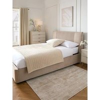 Very Home Serenity End Lift Up Storage Ottoman Bed With Mattress Options (Buy & Save!) - Bed Frame With Microquilt Mattress