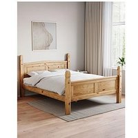 Vida Designs Corona Solid Pine Bed Frame