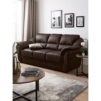 Very Home Naples Italian Leather 3 Seater Sofa