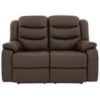 Very Home Rothbury Luxury Faux Leather High Back 2 Seater Manual Recliner Sofa - Fsc&Reg; Certified