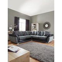 Very Home Danube Fabric/Faux Leather Corner Group Sofa - Fsc&Reg; Certified
