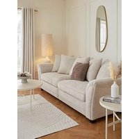 Very Home Dury Chunky Weave 4 Seater Scatterback Sofa - Natural - Fsc&Reg; Certified