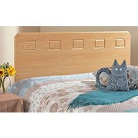 Friendship Mill Miami Wooden Headboard, Small Double, Beech effect