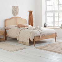 Leonie - Super King Size - Rattan Bed - Oak - Wooden - 6ft - Happy Beds
