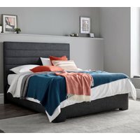 Appleby - Super King Size - Ottoman Storage Bed - Dark Grey - Fabric - 6ft - Happy Beds